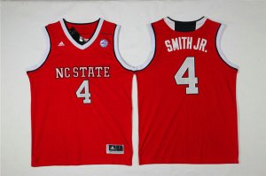 Maillot De Basket NCAA North Carolina State Dennis Smith JR 4 Rouge